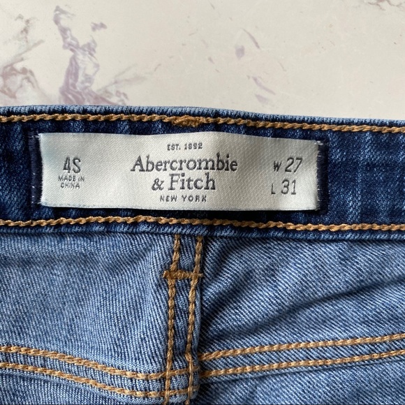 ABERCROMBIE The A&F Skinny Jeans Distressed 4 S - Picture 8 of 11